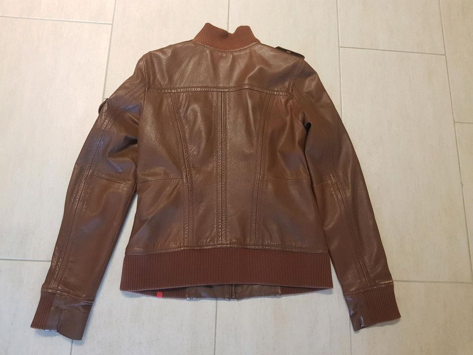 Lederjacke Jacke Leder edc Esprit Größe L Sheep Leather in Kreuztal