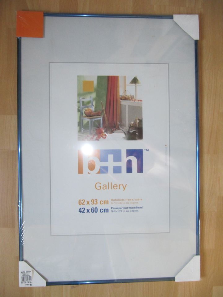 Bilderrahmen NEU original verpackt 93x62 cm (NP 30,42€) in Obermoschel