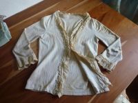 2 Baumwoll-Bolero, Jäckchen mit Bordüre, grün/beige gr36 Baden-Württemberg - Hügelsheim Vorschau