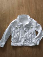 Mango Jeansjacke weiß Nieten Gr. M Brandenburg - Blankenfelde-Mahlow Vorschau