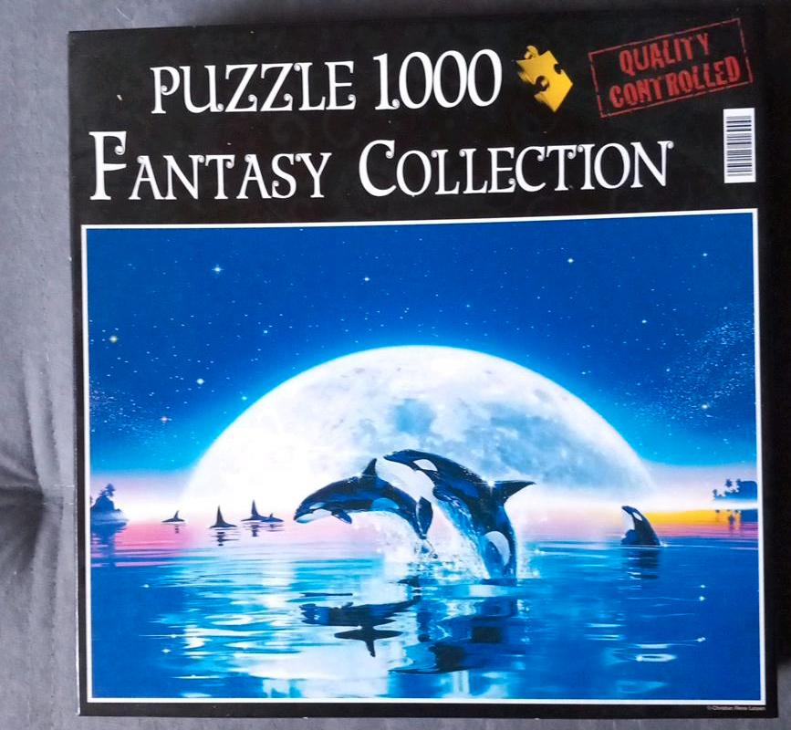 3x 1000 Teile Puzzle; 2x Sheepworld, 1x Leuchtpuzzle in Wülfrath