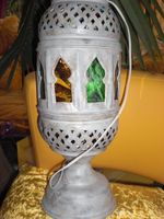 Laterne Orient orientalische Lampe Glas Fenster Shabby Nordrhein-Westfalen - Neunkirchen-Seelscheid Vorschau