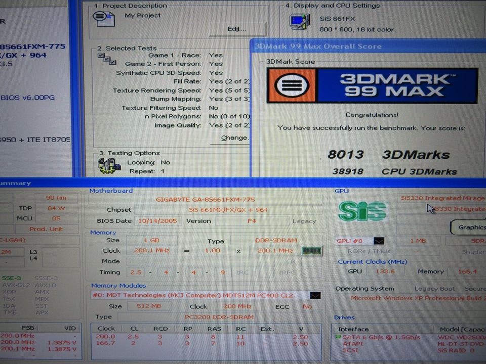 PC Windows XP Sockel 775 Intel Pentium Floppy AGP Raid 0 Retro in Dortmund