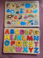 Goki ABC Alphabet Holz Puzzle + Buchstaben/Wörter Puzzle Niedersachsen - Barsinghausen Vorschau