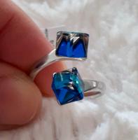 925 Silber Ring mit Swarovski Kristall Baden-Württemberg - Karlsruhe Vorschau
