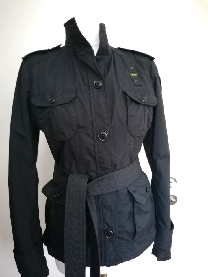 BLAUER USA schwarze Jacke /Parka, SOMMERJACKE Gr. M /38 in Stadtlohn