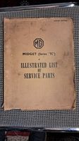 MG MIDGET Series TC Illustrated List of Service Parts 1948 Mitte - Tiergarten Vorschau