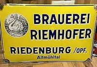 Suche Schild Emailschild Brauerei Riemhofer Riedenburg Bayern - Riedenburg Vorschau