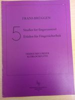 5 Etüden für Fingersicherheit für Altblockflöte, Franz Brüggen Rheinland-Pfalz - Vallendar Vorschau