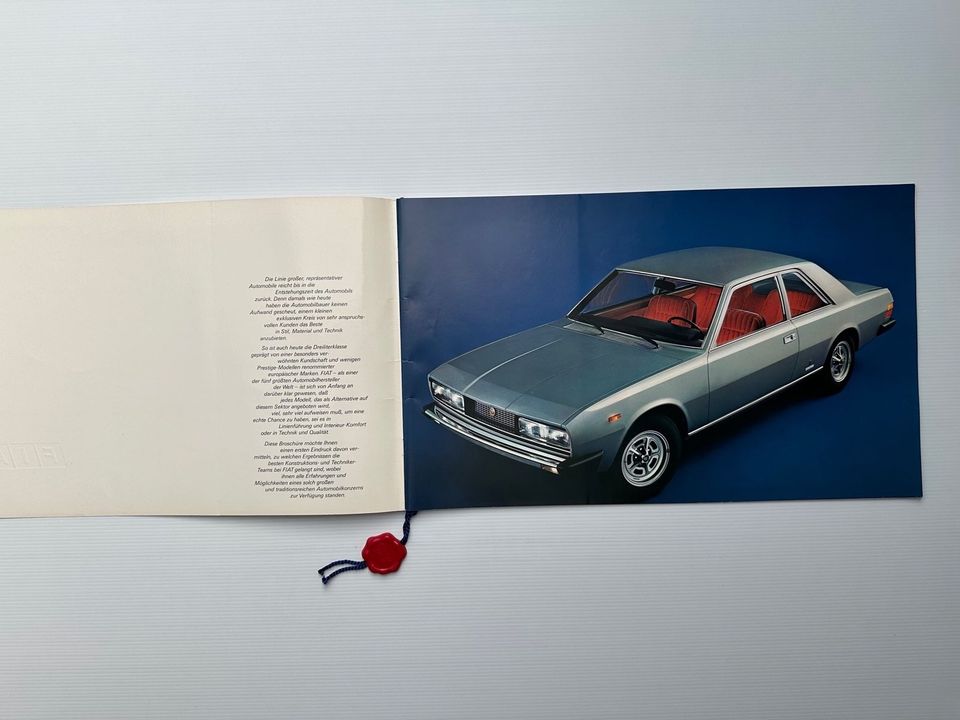 Prospekt / Brochure Fiat 130 Deutsch 1971 Großformat, selten in Montabaur