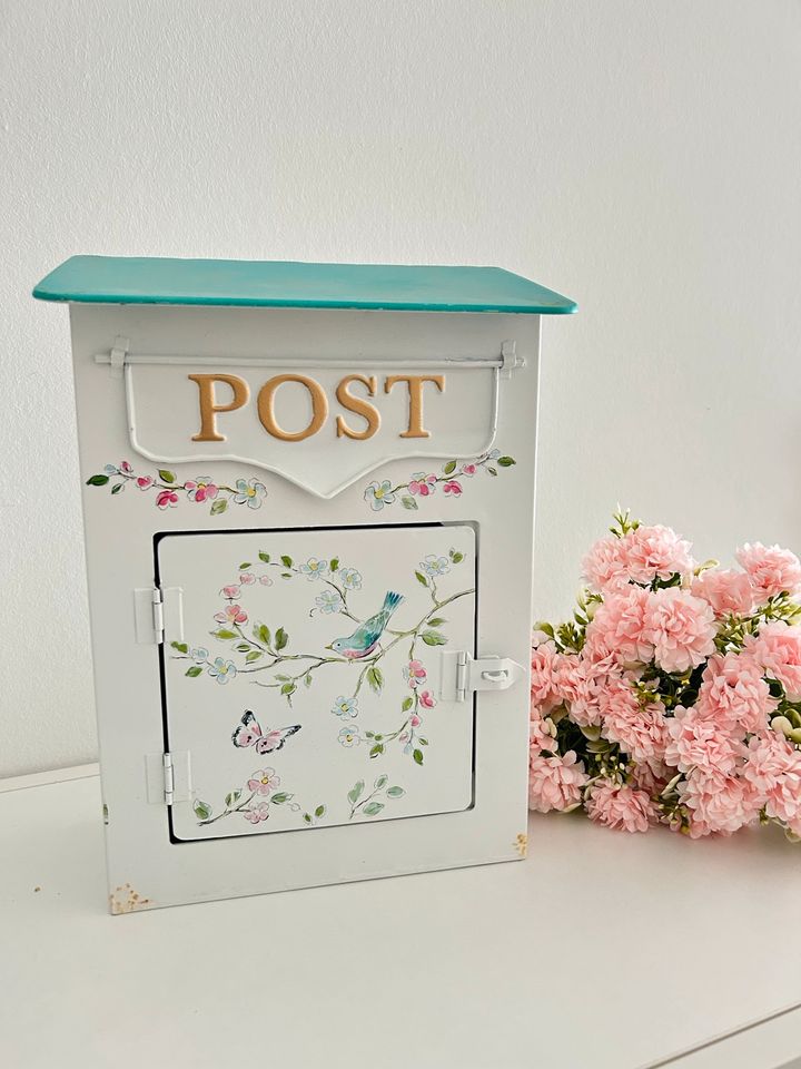 Clayre&Eef Briefkasten, Postkasten, Shabby, Blumen, Dekoration in Neukirchen-Vluyn