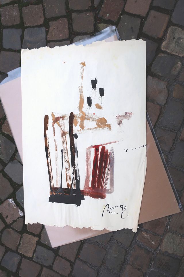 Bild, Blatt, Original Max Müller, 80 x 56 cm, TOP in Leverkusen