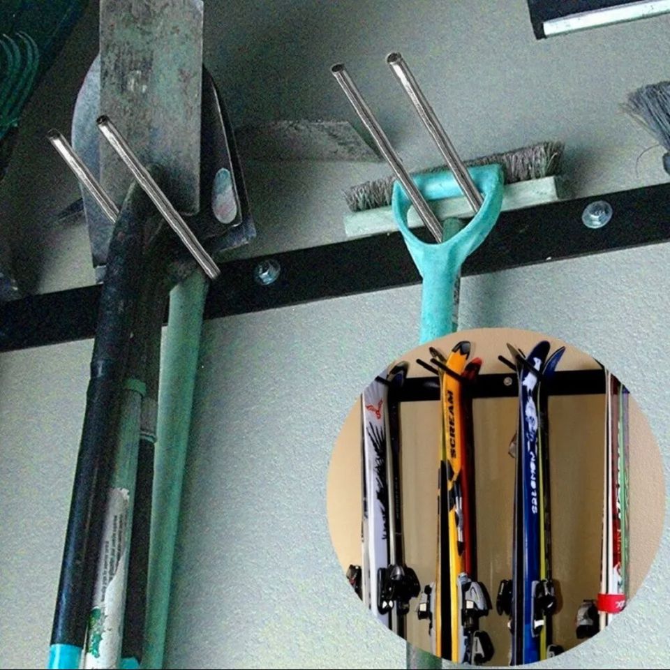 XXL Gerätehalter Metall Werkzeughalter Gartengerätehalter Garage in Bebra