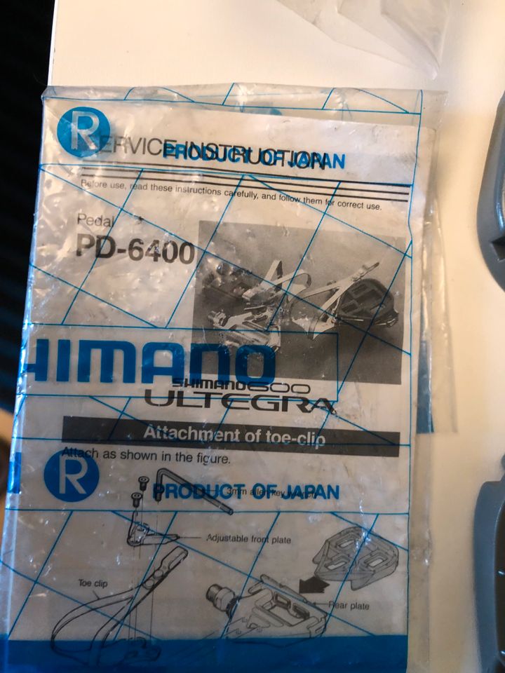 Shimano 600 Ultegra Pedale PD-6400 mit Cleats! in Gelsenkirchen