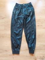 Schwarze Hose mit Leder Imitation Gr.S von Bershka Niedersachsen - Belm Vorschau