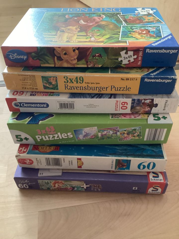 6 Puzzle 49 und 60 Teile in Ingolstadt