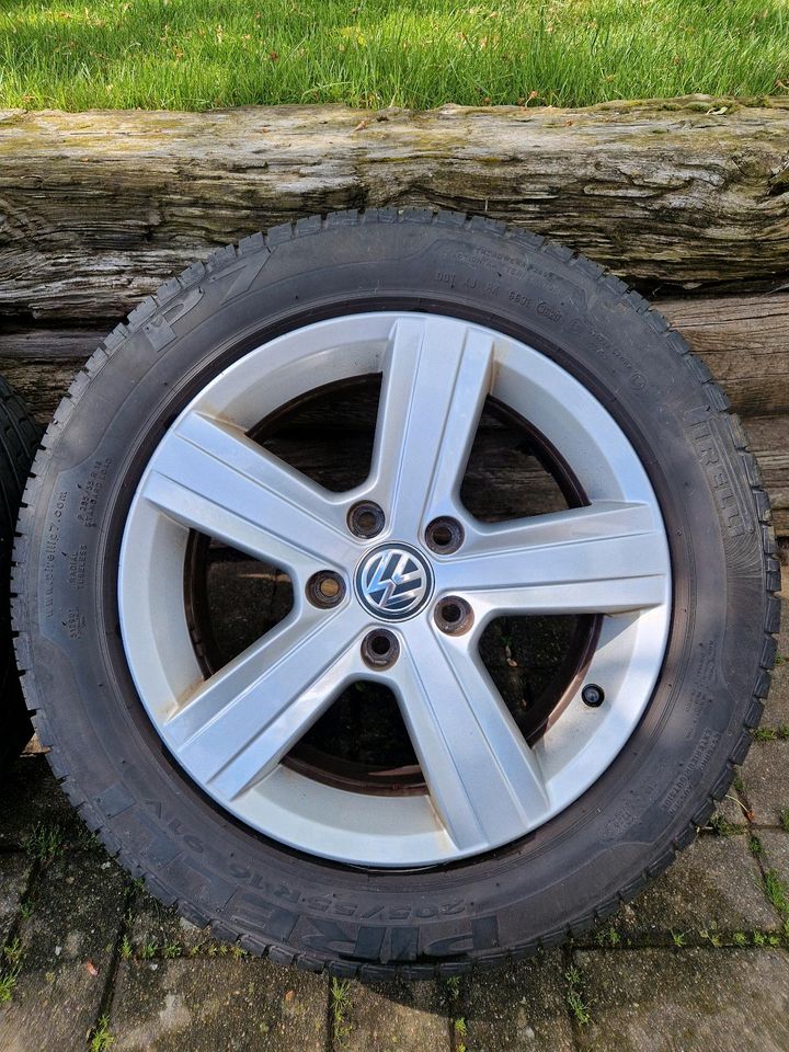 VW Dover Felgen in 16" mit Pirelli P7 Sommerreifen in Dummerstorf