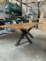 Esstisch Eiche 2m x 1m - Tisch Loft Stahl Design NEU Nordrhein-Westfalen - Castrop-Rauxel Vorschau