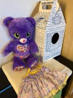 Build a bear Teddy lila mit Kleid und Karton Berlin - Friedrichsfelde Vorschau