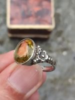 Antik Ring 800er Silber mit Schmuckkästchen  Vintage Echtsilber Hessen - Groß-Gerau Vorschau