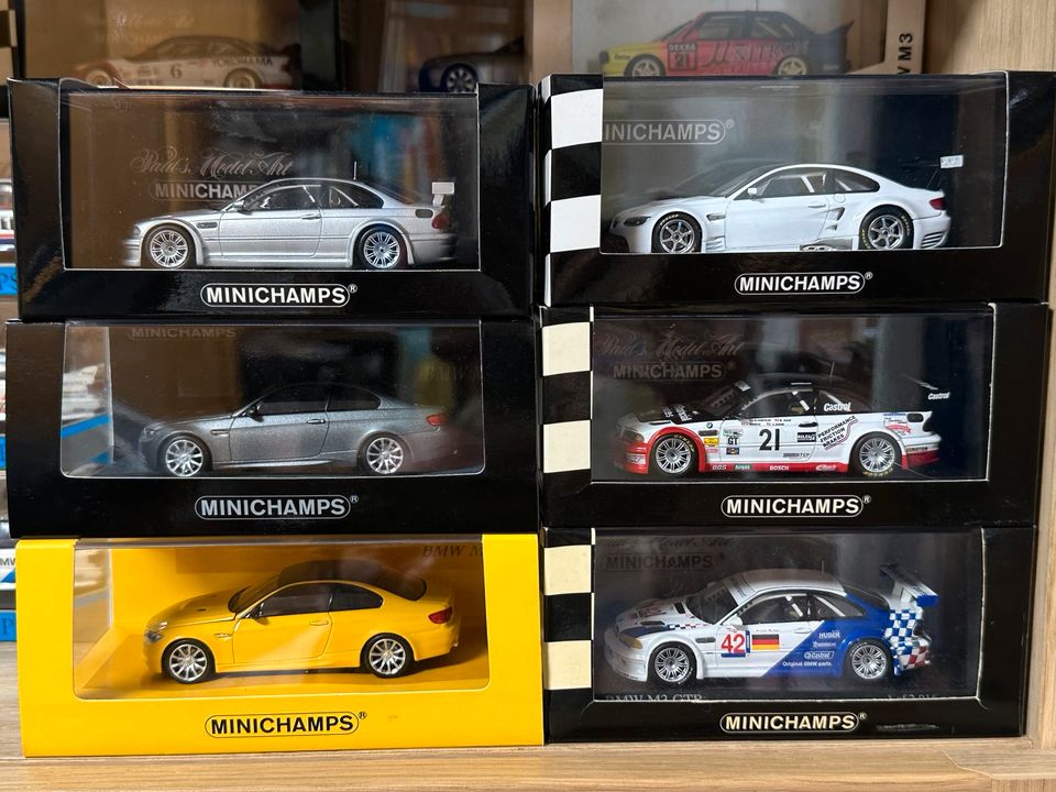 1:43 Minichamps M3 E46 E92 GTR GT2 in Perl