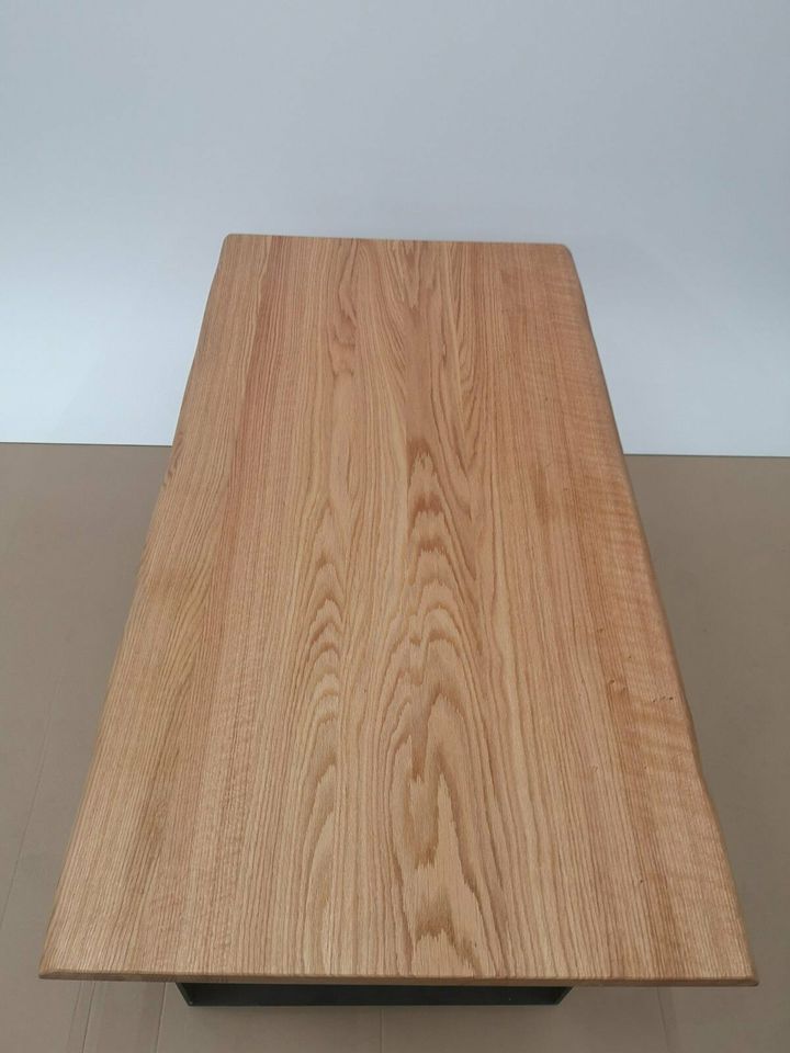 Esszimmertisch Tisch Tischplatte Eiche 35mm Baumkante 160x84cm in Billerbeck