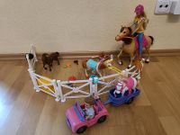 Barbie Pferde Set, 4 Pferde, 2 Barbie Puppen und viel Zubehör Hessen - Rockenberg Vorschau