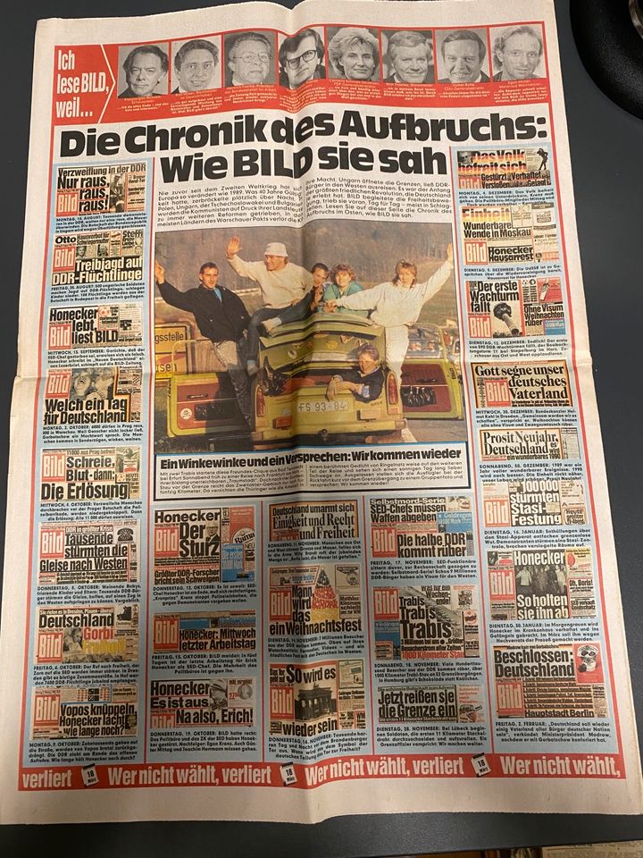 Tageszeitung alt - diverse Ausgaben - Bild Zeitung - Zeitungen in Ohrdruf