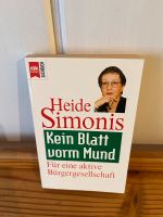 Buch: Kein Blatt vorm Mund (Heide Simonis) Niedersachsen - Aerzen Vorschau