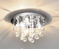 Neu OVP - Lampe Leuchte Decke Kristalle Kronleuchter silber Bayern - Würzburg Vorschau