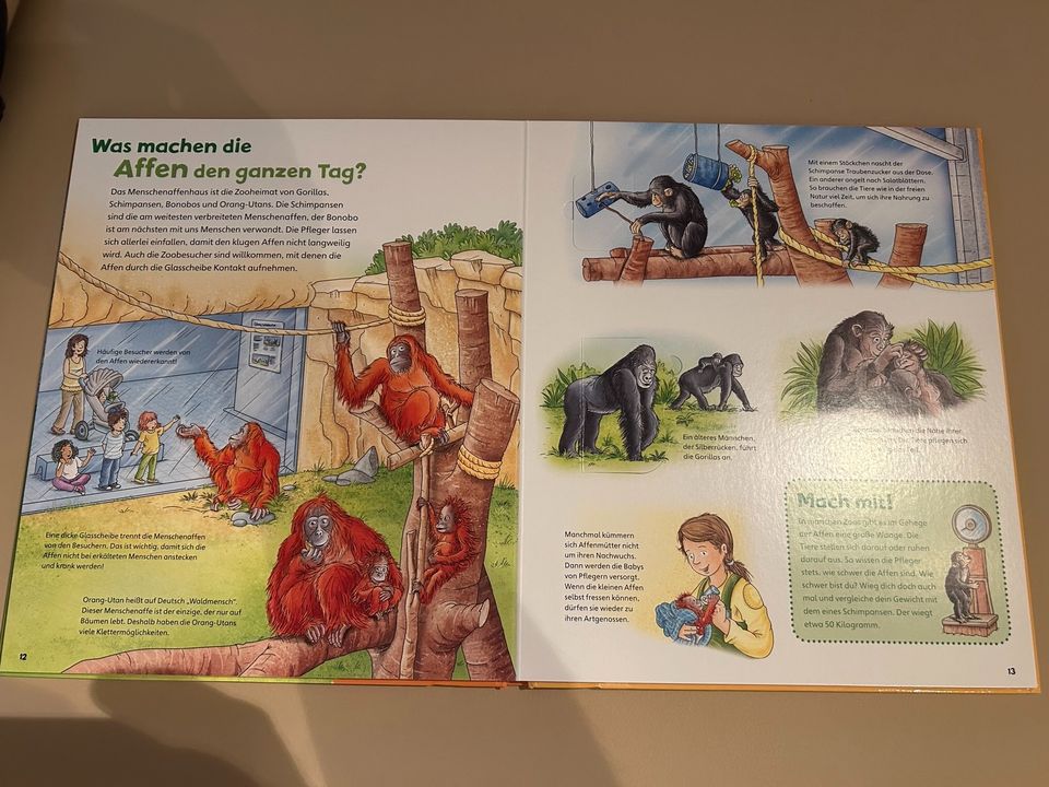 Was ist Was „ Im Zoo“ Buch neuwertig in Ahrensburg