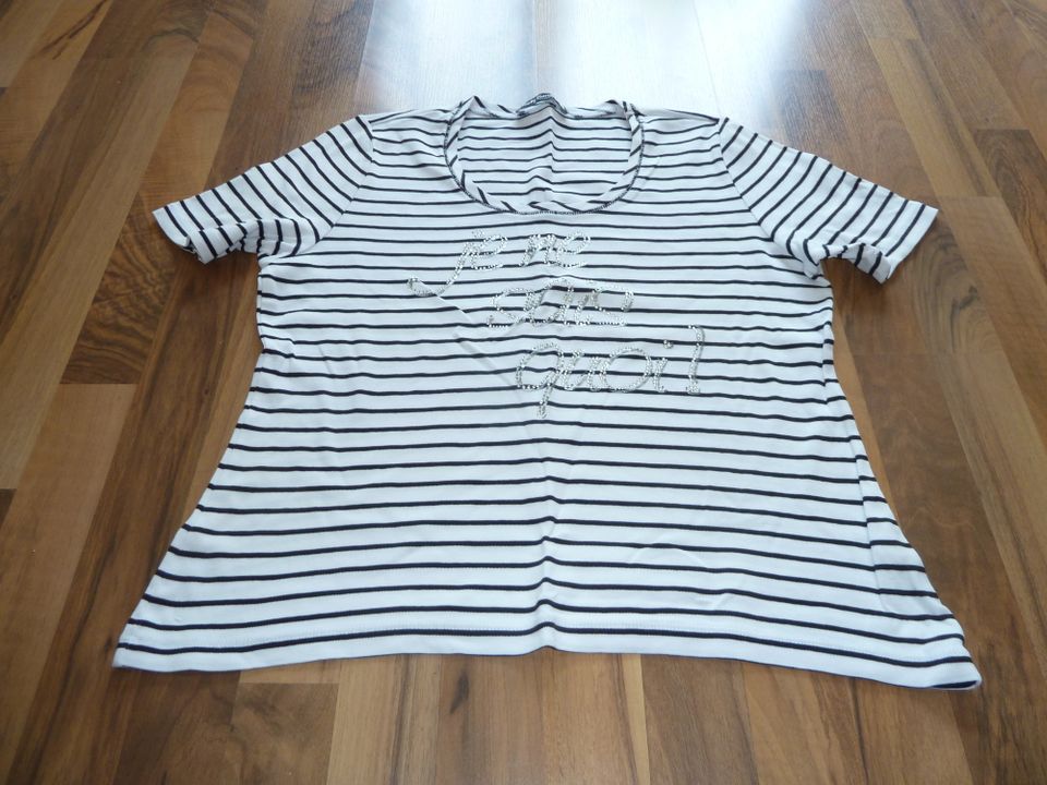 Gr. 42/44 Betty Barclay weißes Shirt Damenshirt T-Shirt / Nieten in Augsburg