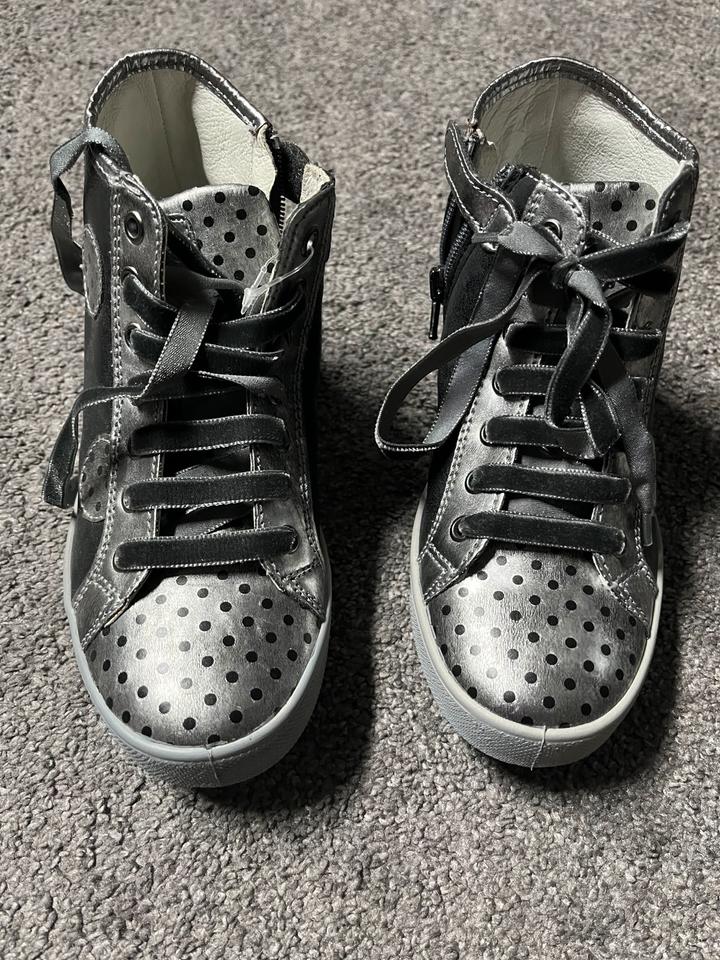 Primigi Schnürschuhe Gr 31 Leder grau schwarz Reißverschluss in Dortmund