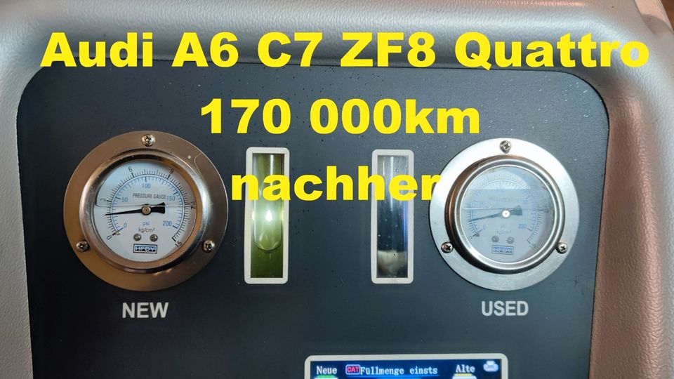 Getriebespülung / Getriebedialyse® AUDI Q5 Q7 A4 A6 A8  VW Touareg Porsche Cayenne in Bargteheide