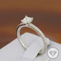 M*184066 WERT 4.450,- WEMPE Diamant Ring 750 Weiß Gold 18 KT XXYY Essen - Karnap Vorschau