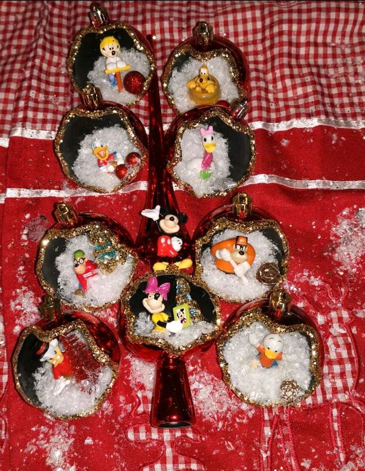 Weihnachtskugeln mit Disney Figuren, Weihnachten,neu in Rosenbach