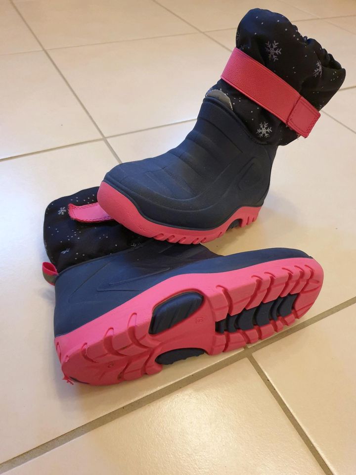 Winterstiefel Gr. 29 Mädchen blau/pink in Treuchtlingen