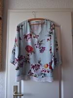 Blusenshirt Bluse Shirt sommerbluse 46 48 XXL blumenbluse Sachsen - Mülsen Vorschau