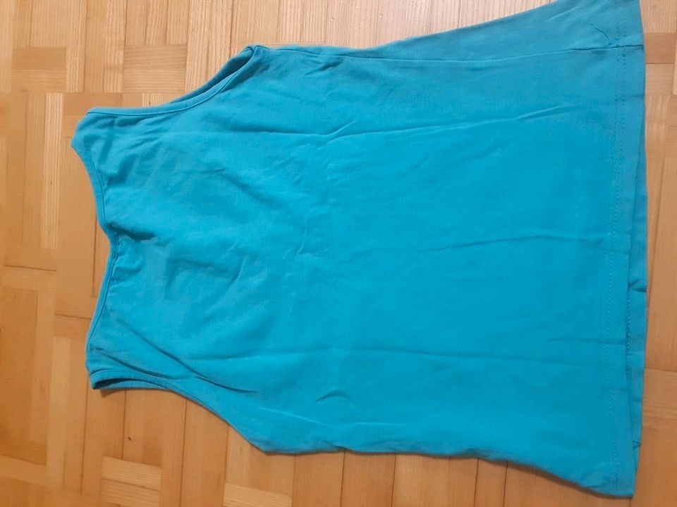 Emoi By Emonite Top Shirt Grün Blau Türkis S Damen Kaum Getragen in Dinkelsbuehl