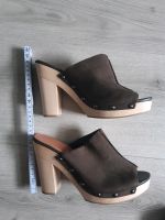 Marco O'Polo High Heels Pantoletten Leder Plateau Sachsen - Borna Vorschau