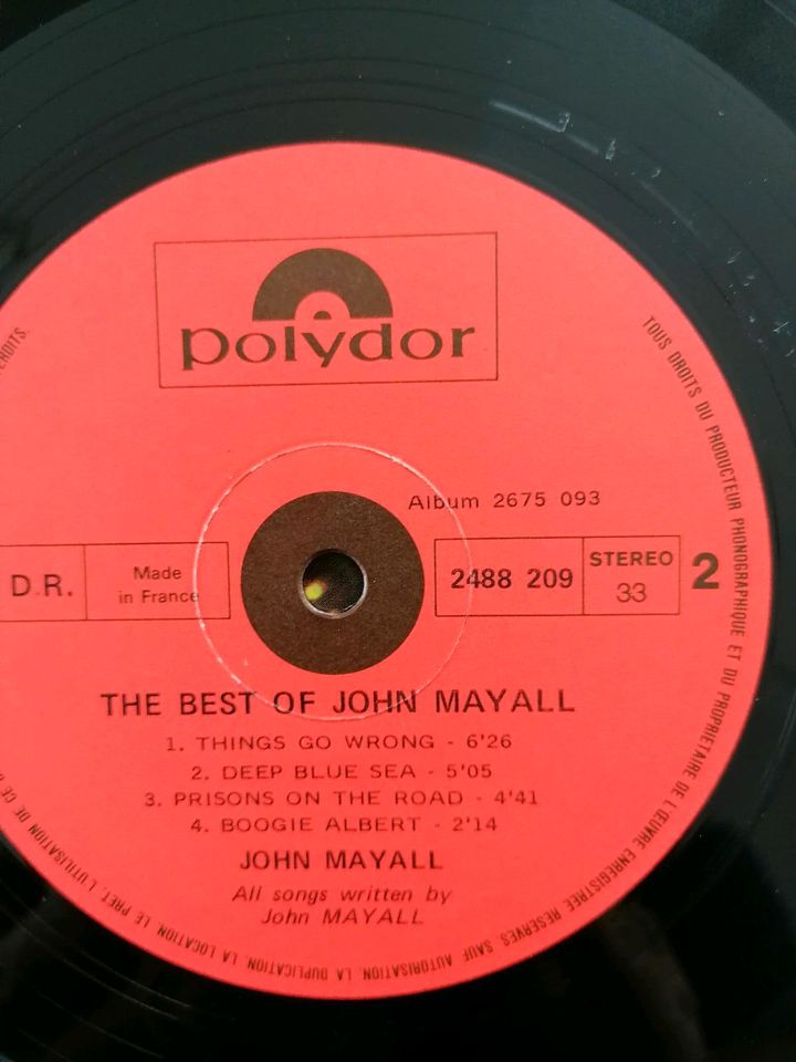 2 Schallplatten,Doppel LP,vinyl "The Best of John Mayall" in Saarbrücken