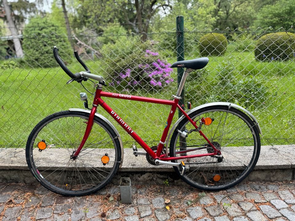 Diamant Alu Cross Fahrrad Rahmengröße 58 in Hartmannsdorf