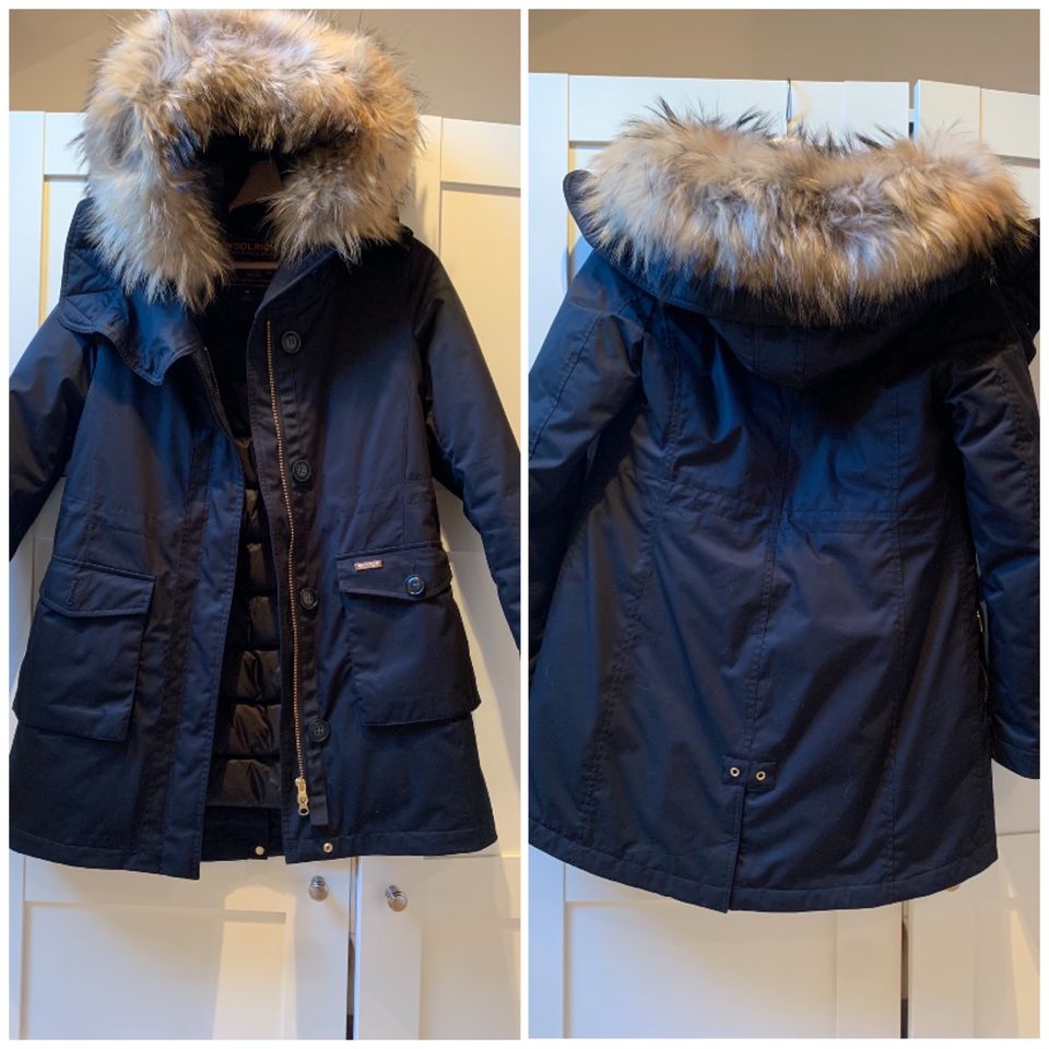 NEU 100%Orig. Woolrich Scarlett Parka 2in1 XS 34 Daunenmantel in Traunstein