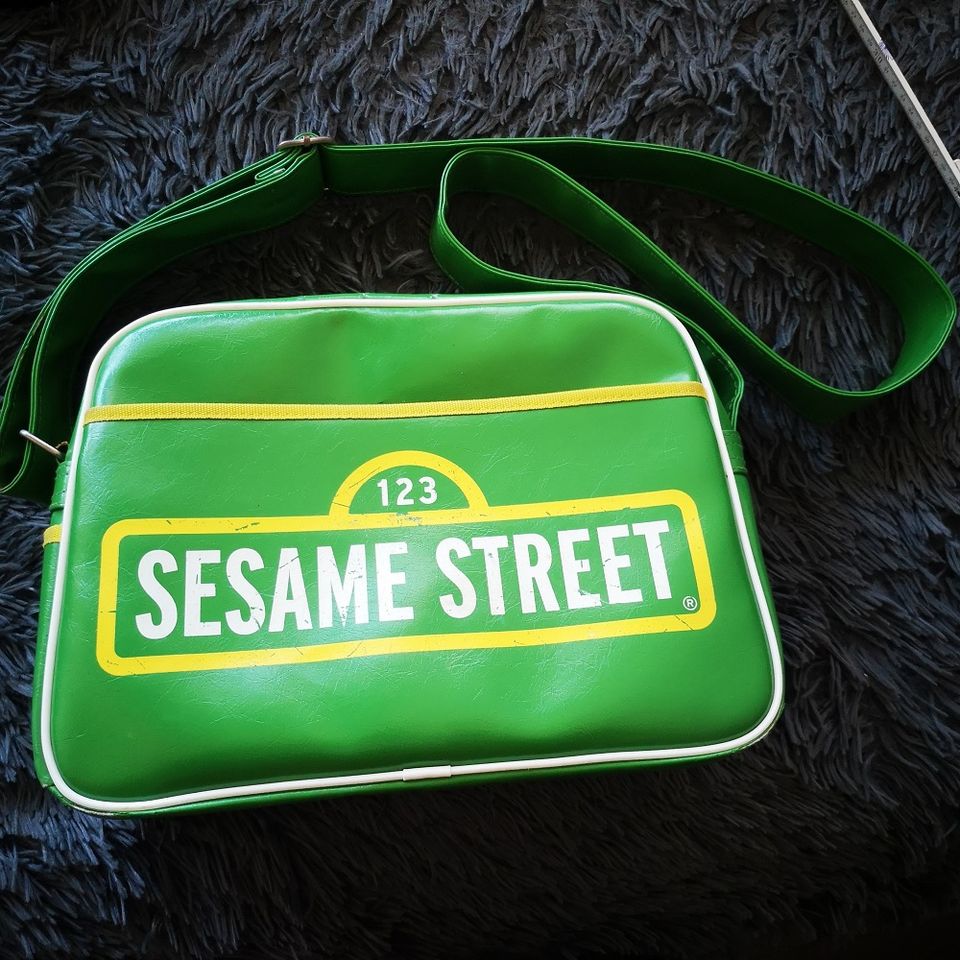 Sesamestrasse,.Sesam Street, Retro Tasche – Schultertasche in Norderney