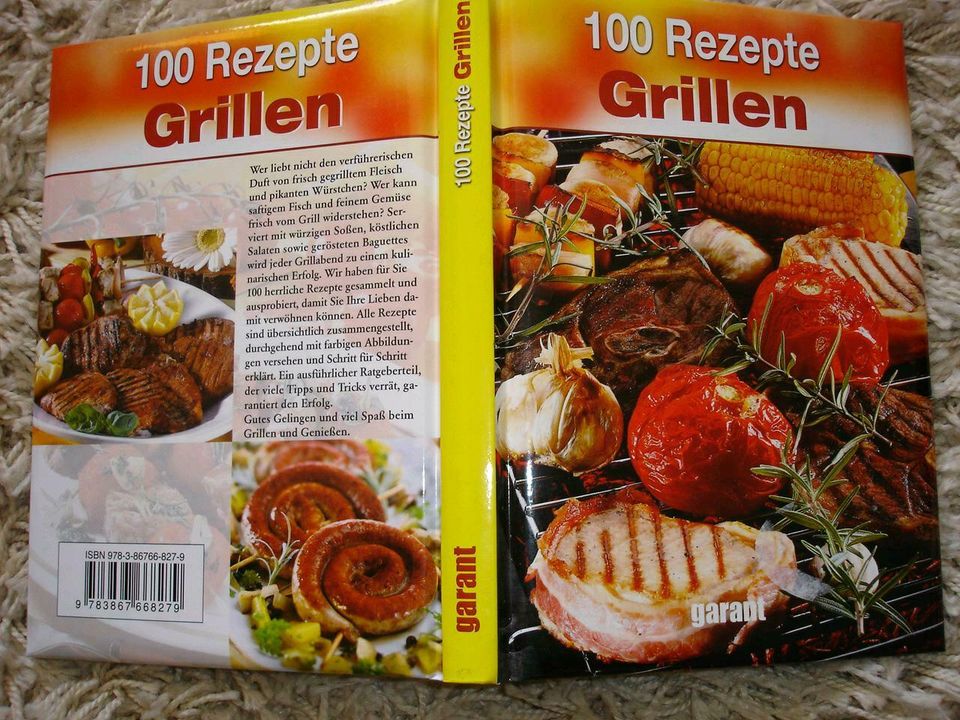 Grill Rezeptbuch 100 Grillrezepte mit Grillbesteck in Frohburg