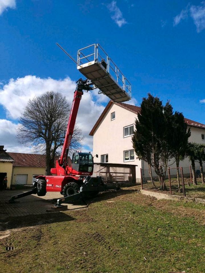 Autokran Teleskoplader Roto Radlader Hebebühne Mobilbagger Biogas in Pilsach