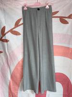 STRADIVARIUS lange graue Hose Wide Leg in 36 Nordrhein-Westfalen - Hennef (Sieg) Vorschau