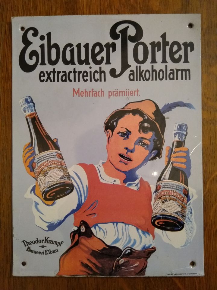 Blechschild Eibauer Porter in Dresden