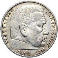 5 Deutsche Reichsmark 1935 Paul von Hindenburg (2 Stk. vorhanden) Rheinland-Pfalz - Mutterstadt Vorschau