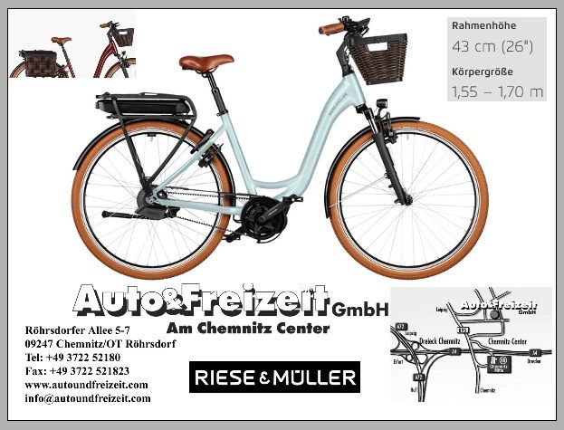 Riese und Müller Swing4 automatic * Bosch E-BIKE #36190 in Röhrsdorf